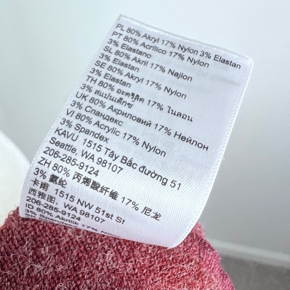 NWT Kavu Sweetie Ruby Akryl Mock Neck Sweater M - Picture 5 of 5